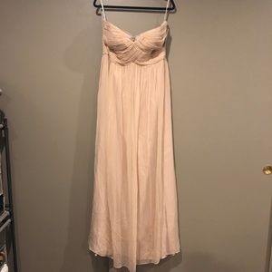 Donna Morgan Laura Sweetheart Long Chiffon Dress